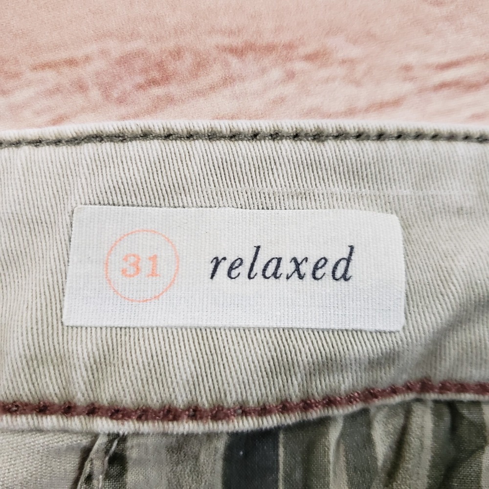 Anthropologie Pants Womens‎ 31 Beige Chino Relaxed Straight Casual Ladies 31x27 - Picture 6 of 12